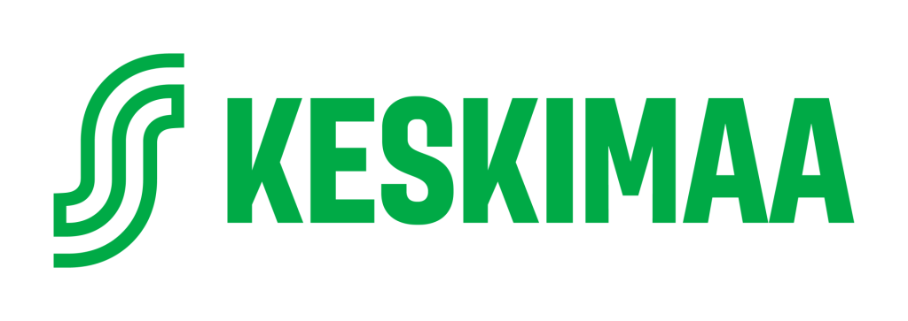 Osuuskauppa Keskimaan vihreä logo.